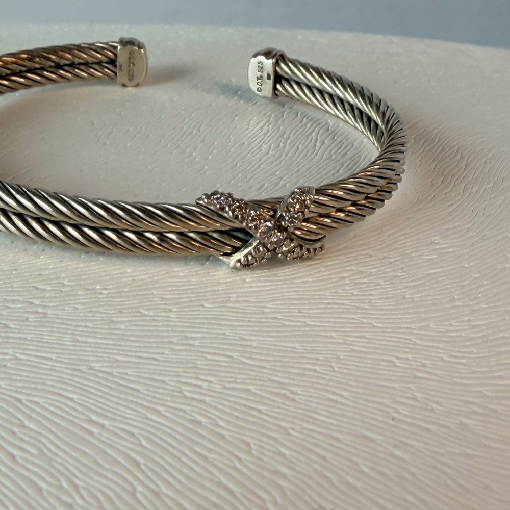 David Yurman Sterling Silver Bracelet - Picture 6 of 9